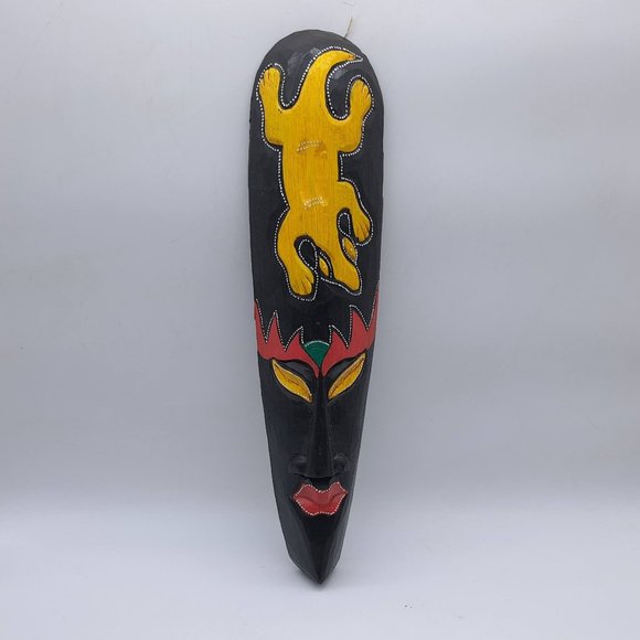 Black Indonesian Wall Mask - Picture 11 of 11